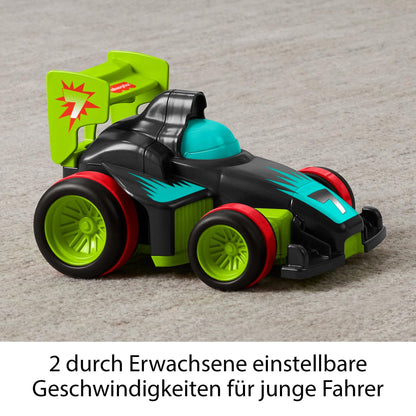 Fisher-Price HYH28 Mașinuță cu telecomandă pentru copii de la 3 ani cu 2 viteze