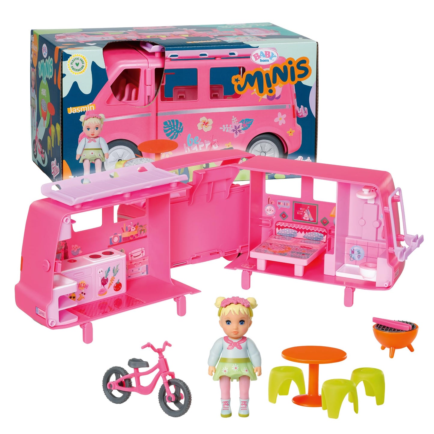 BABY Born Minis Campervan cu Jasmin