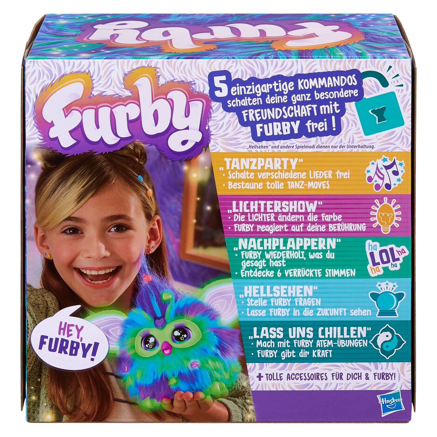 Hasbro Furby Galaxy Jucărie interactivă pluș, 15 cm