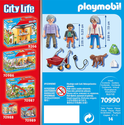 Playmobil 70990 City Life Bunici cu nepot