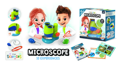 Buki - 9003 - Mini Științe - Microscop, Alb