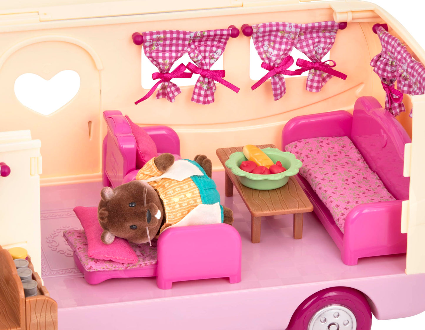 Li'l Woodzeez 61166Z Set Rulotă, 13 piese, 3+ ani