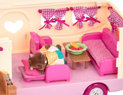 Li'l Woodzeez 61166Z Set Rulotă, 13 piese, 3+ ani