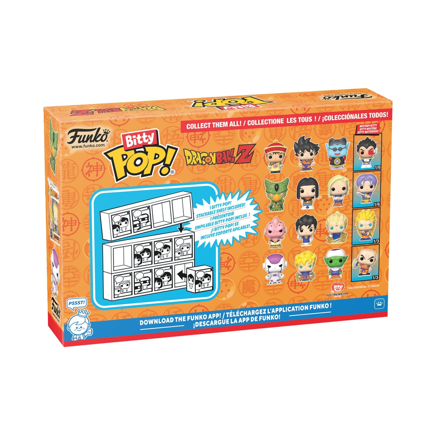 Funko Bitty Pop! Dragon Ball Z Goku 4PK, 2.2 cm
