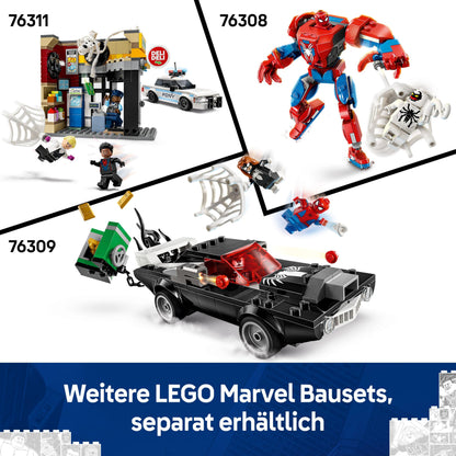 LEGO Marvel 76308 Spider-Man Mech vs. Anti-Venom, 6+ ani