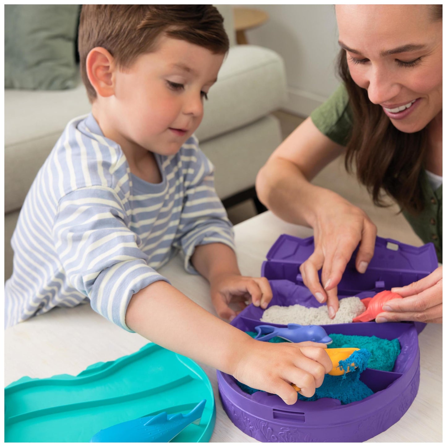 Kinetic Sand Set joacă Planet Ocean, 680g, 3+ ani