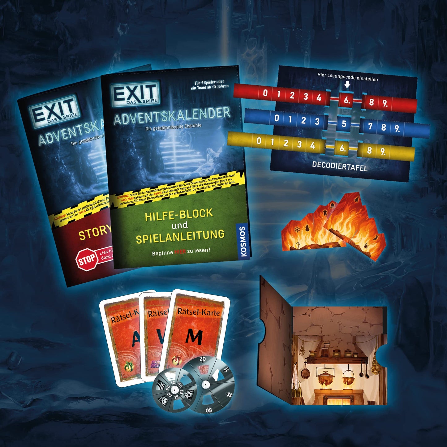 Kosmos 693206 EXIT Calendar Advent Peștera Secretă, 10+ ani