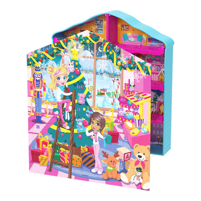 Polly Pocket Calendar Advent Casa Turta Dulce, 24 surprize