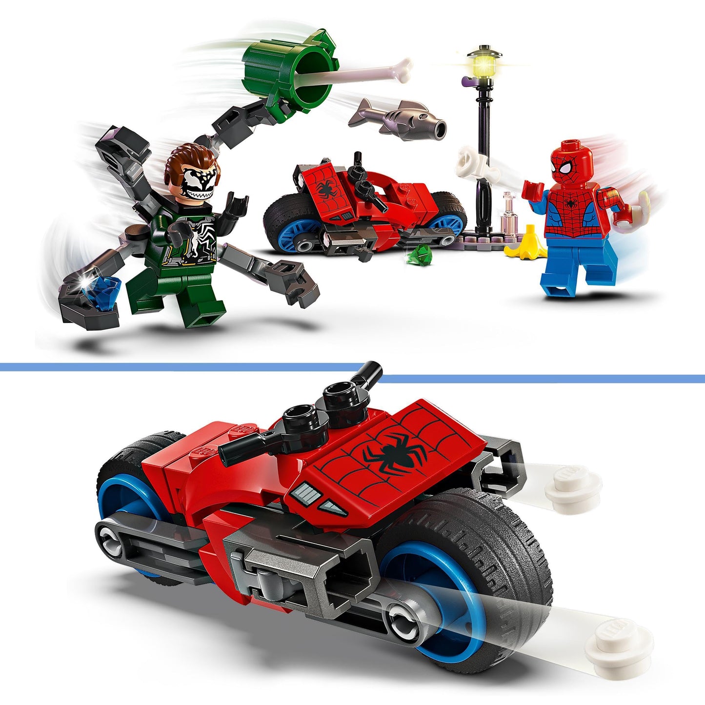 LEGO Marvel 76275 Spider-Man vs Doc Ock, 77 piese