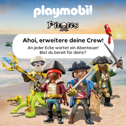 PLAYMOBIL 71794 Pluta Piraților cu Figurine, 4+ ani