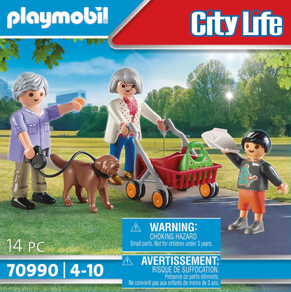 Playmobil 70990 City Life Bunici cu nepot