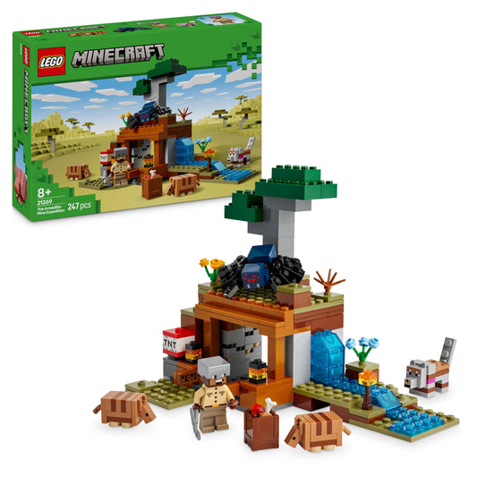 LEGO Minecraft 21269 Set de construcție cu 247 piese cu funcție TNT pentru copii de la 8 ani