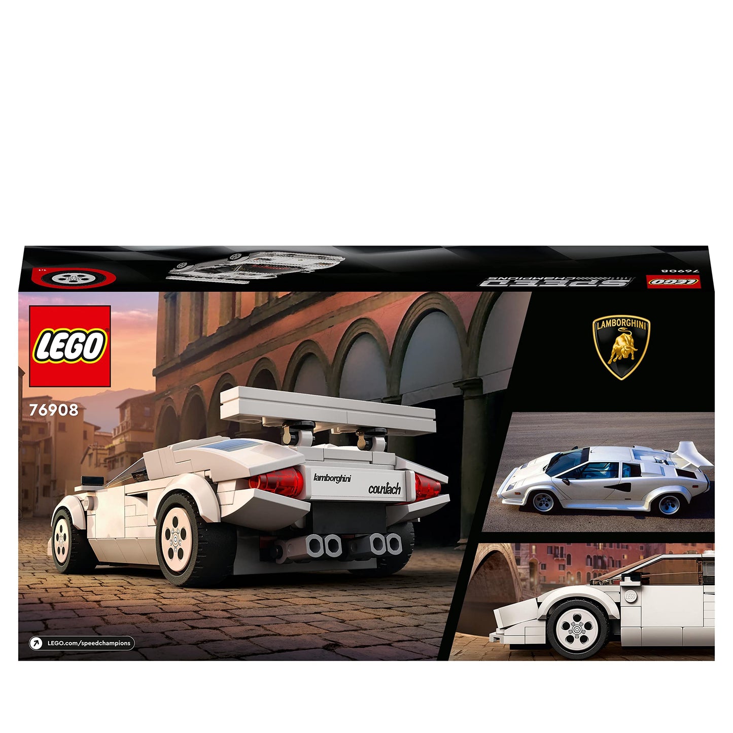 LEGO 76908 Speed Champions Lamborghini Countach, 8+ ani