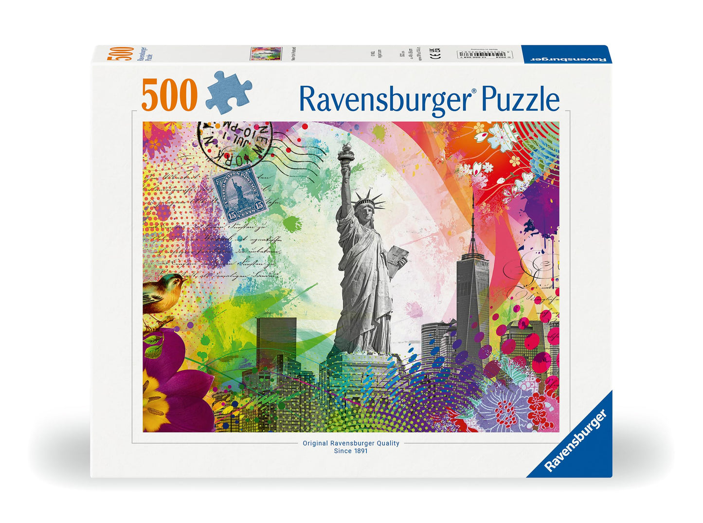 Ravensburger Puzzle Carte Postala New York, 500 piese