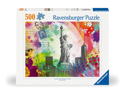 Ravensburger Puzzle Carte Postala New York, 500 piese