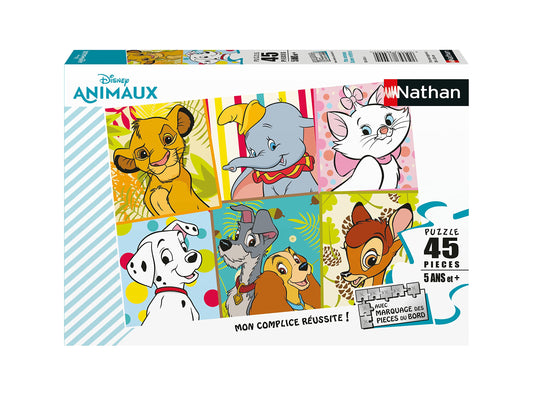 Nathan Puzzle Disney Animals, 45 piese, 5+ ani