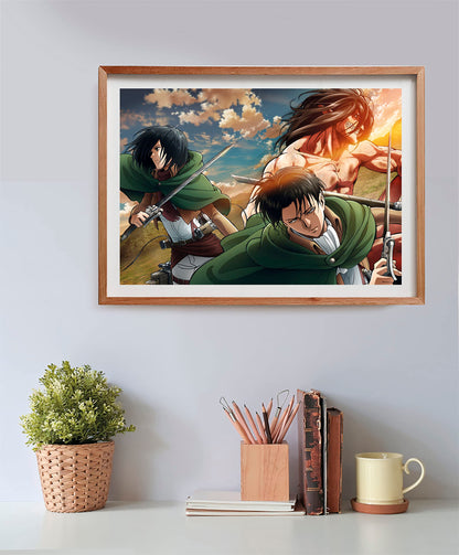 Clementoni Puzzle Attack on Titan, 500 piese, 14+ ani