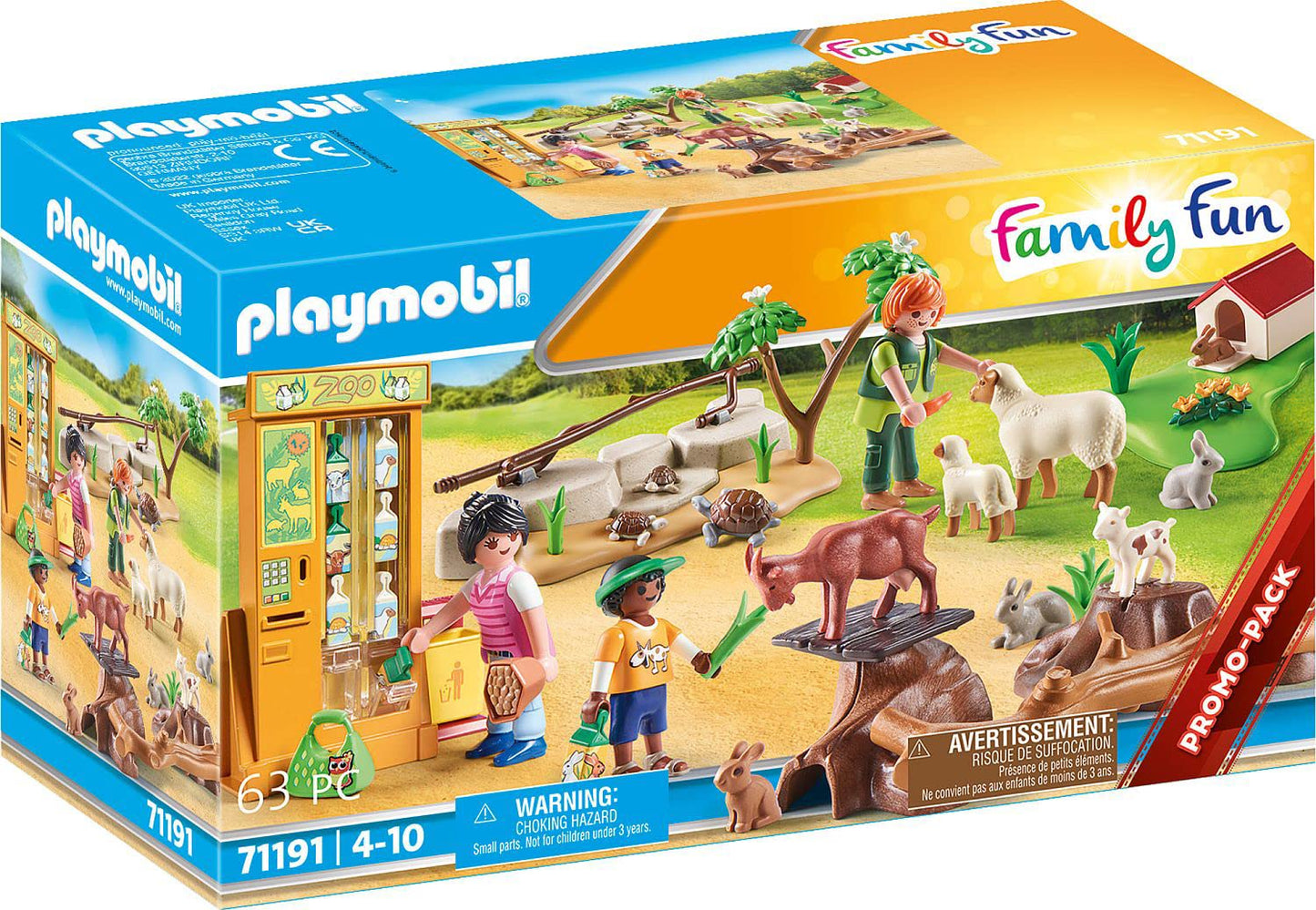 Playmobil Family Fun 71191 - Animalele de la Zoo