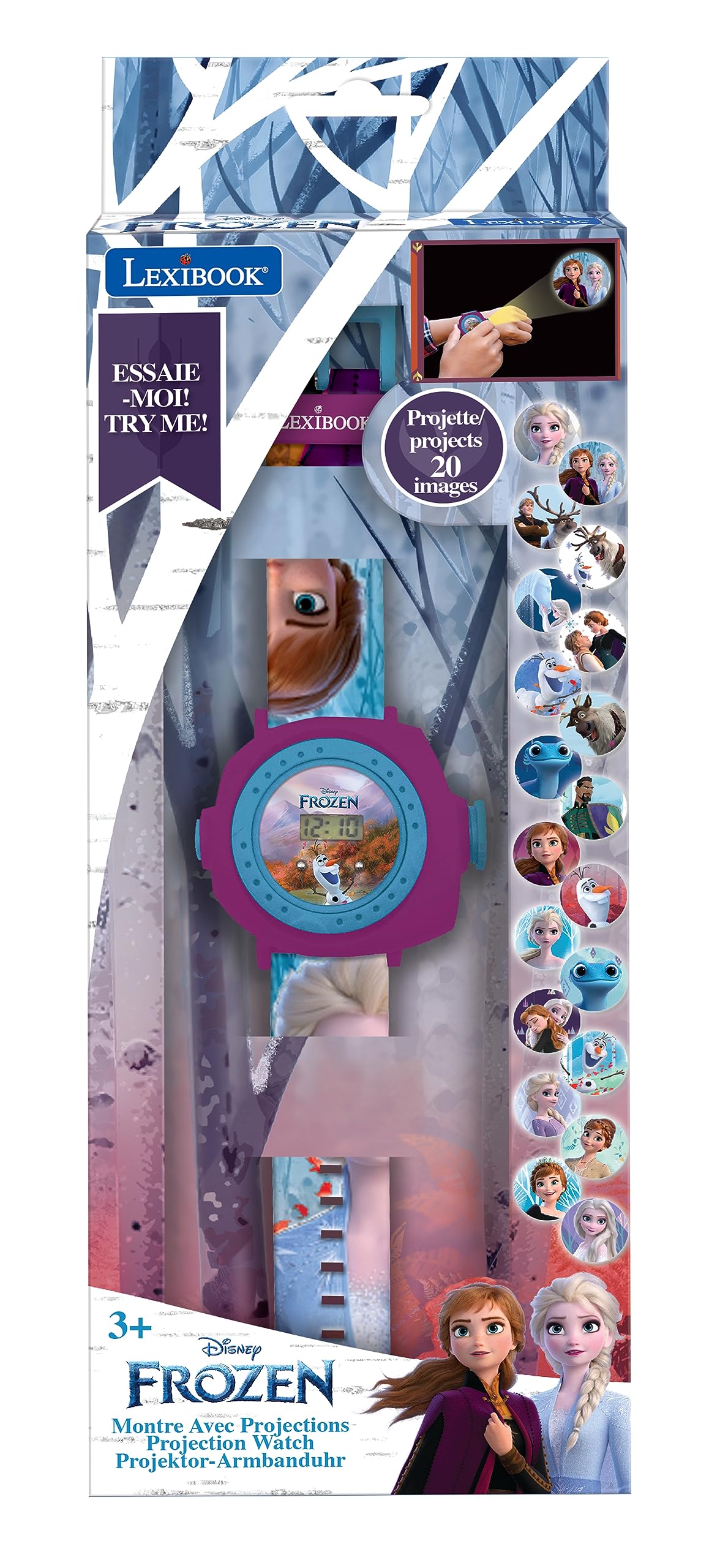 Lexibook Ceas digital Frozen 2 cu proiector
