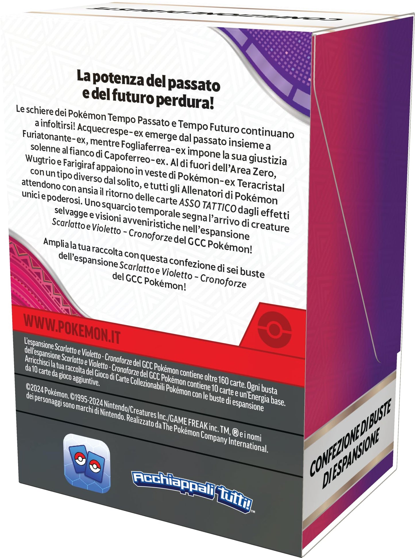 Pokémon TCG Chronoforce, 6 pachete booster (italiană)