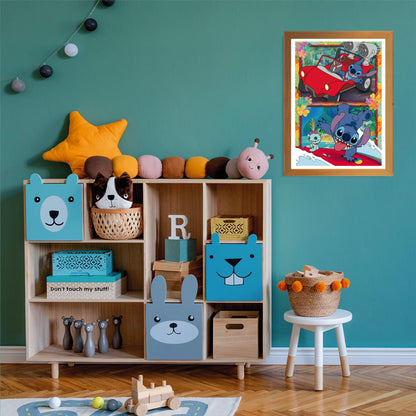 Clementoni - Disney Stitch Supercolor - Puzzle cu 104 Piese pentru Copii de 6 Ani