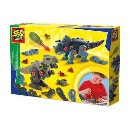 SES Creative 14291 Set Construcție Dino, 35 piese