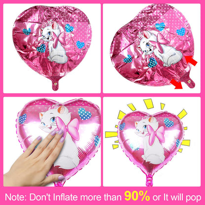 miazcww WB46 Set de decorare pentru petrecere de ziua de naștere Marie 81 piese