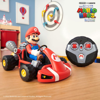 JAKKS Super Mario Mașinuță cu telecomandă Rumble