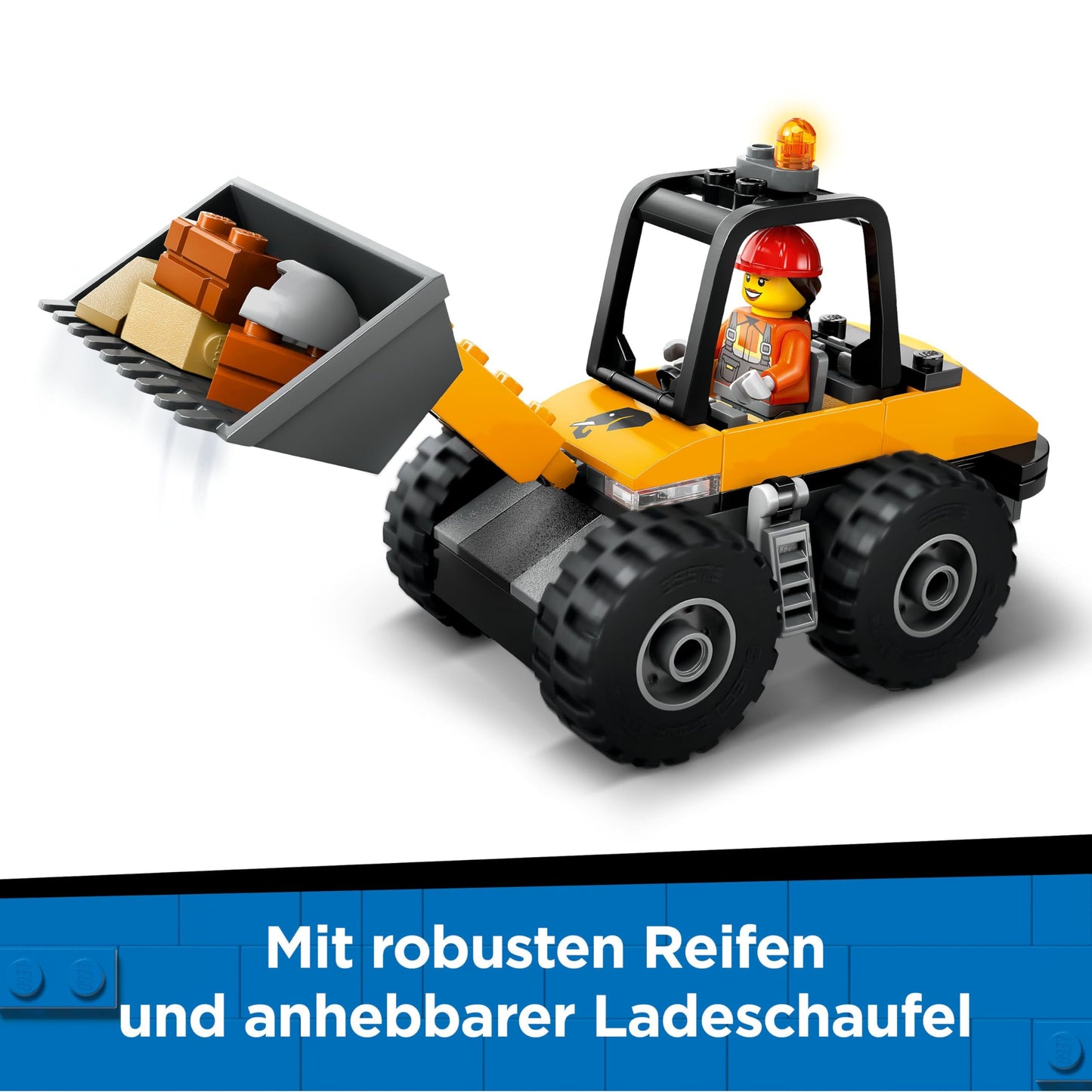 LEGO City 60450 Excavator Radlader, 4+ ani