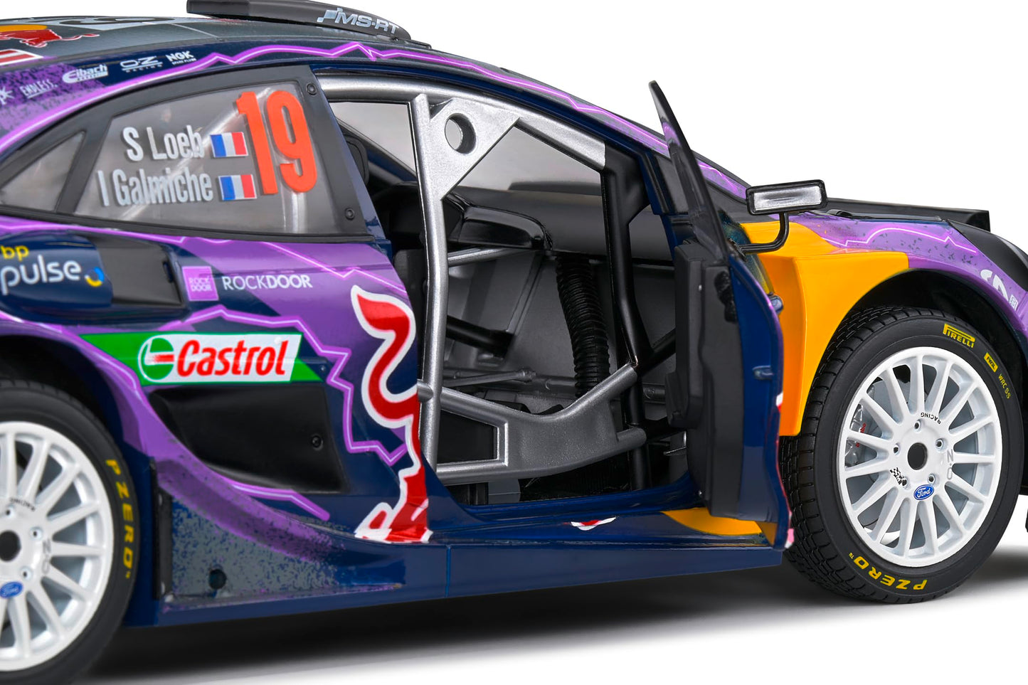 Solido Ford Puma WRC #19 Mașinuță Diecast de colecție 1:18 Rallye Monte Carlo 2022 3+ ani (lila)