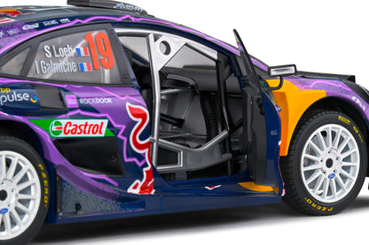 Solido Ford Puma WRC #19 Mașinuță Diecast de colecție 1:18 Rallye Monte Carlo 2022 3+ ani (lila)