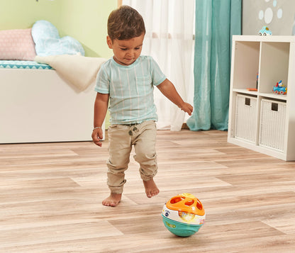 VTech Baby 3-in-1 Muzical Magic Ball – Jucărie interactivă pentru bebeluși, se mișcă singură și cântă – Pentru copii de 9-36 luni