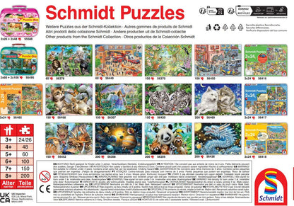 Puzzle pentru copii Schmidt Spiele 56359 Einfach tierisch, 200 piese