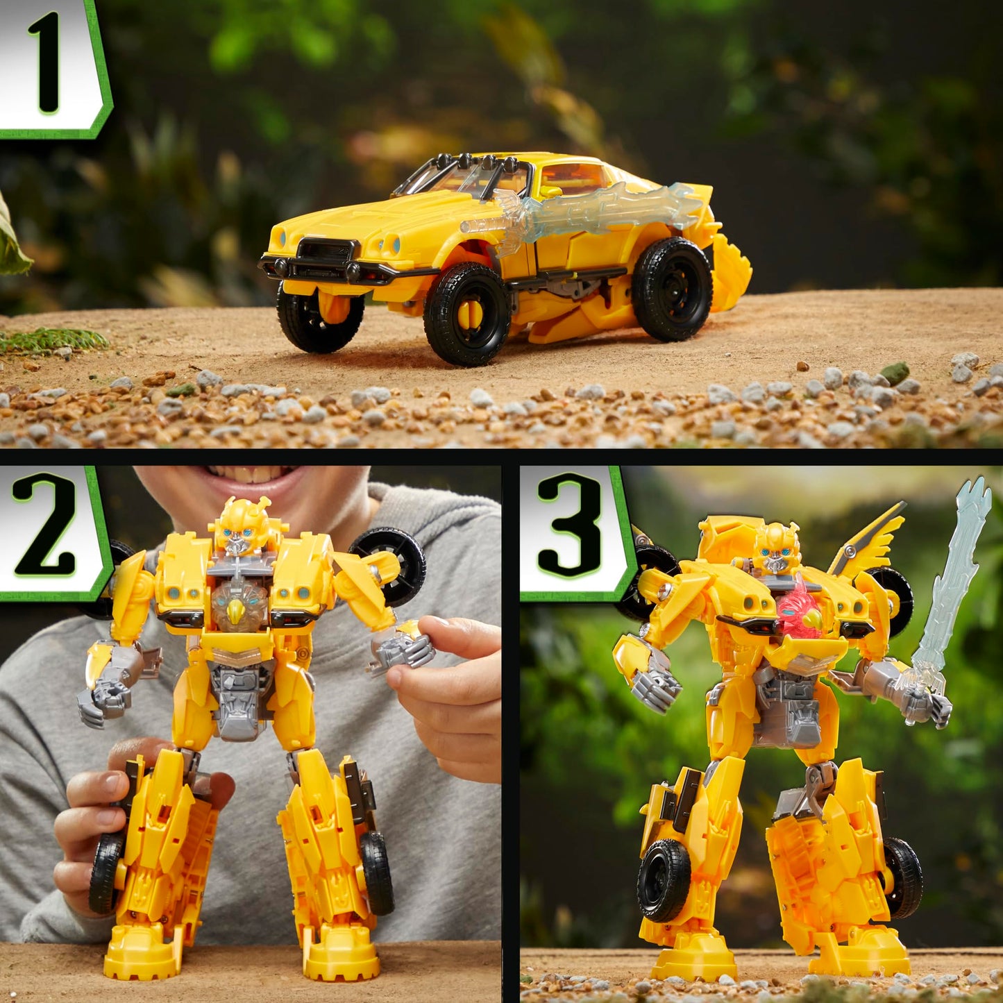 Transformers Figurina Bumblebee Beast Mode, 25 cm
