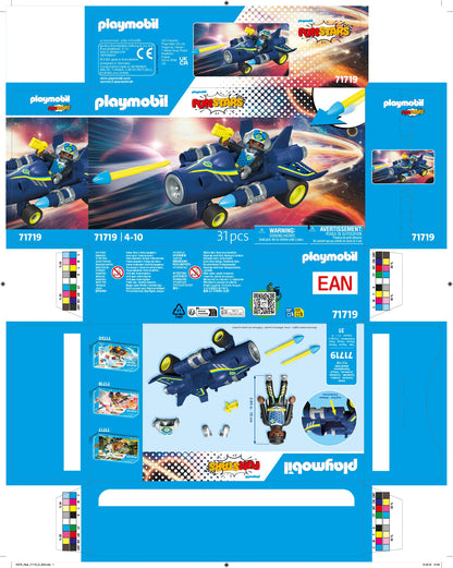 Playmobil 71717 Jet Spațial Fun Stars, 4+ ani