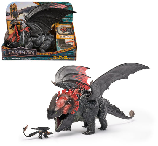 DreamWorks Dragons Set figurine Roter Tod si Fara Dinti, 4+ ani