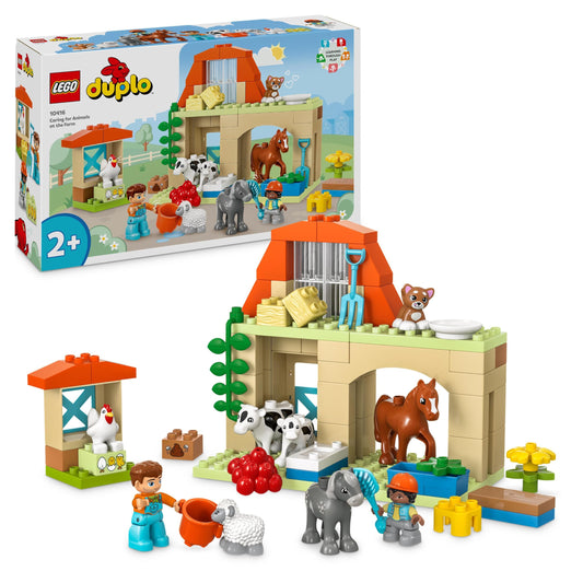 LEGO DUPLO 10416 Îngrijirea Animalelor la Fermă, 2+ ani
