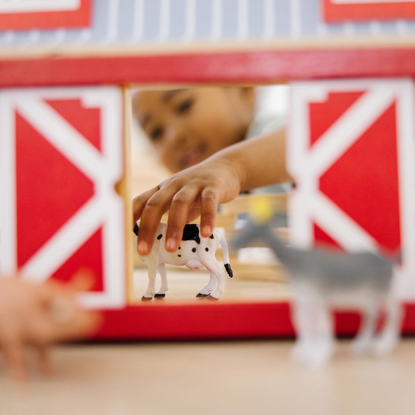 Melissa & Doug 3700 Grajd din lemn pliabil, 3+ ani