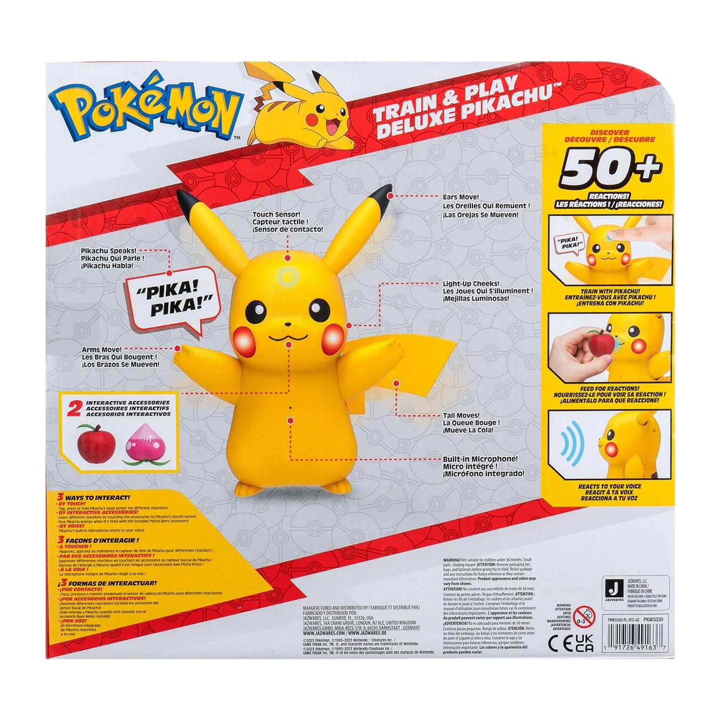 BANDAI SA JW3330 Figurine/Piese de vehicule/Roboti Pikachu, Multicolor