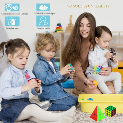 Carnavalife Cub Rubik Speed Stickerless Puzzle educational