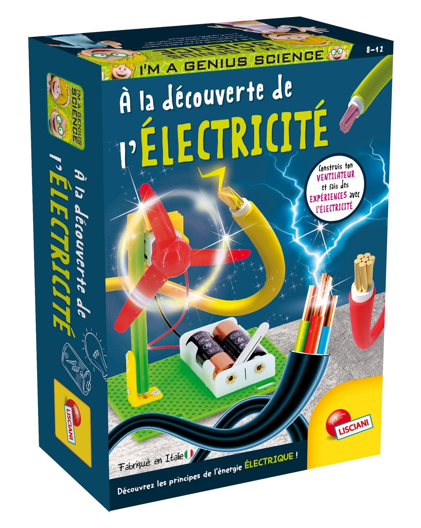 Descoperirea electricității – Set științific – I'm a Genius Pocket – Componente sigure