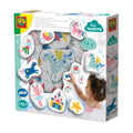 SES Creative 13079 Set de joacă pentru baie cu figurine din basme din spumă moale pentru copii de la 12 luni, culori diverse