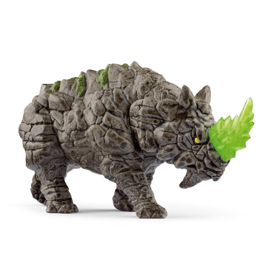 Schleich ELDRADOR CREATURES 70157 Kampfrhino - Figură de acțiune monstru fantastic cu detalii realiste - Monstru periculos rinocer cu cap mobil, pentru copii de la 7 ani