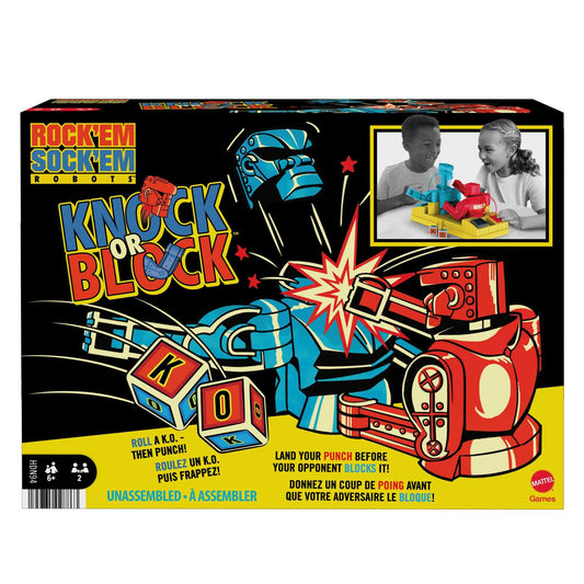 Joc de Masă Mattel Games Robots Rock'Em Sock'Em pentru Copii de Peste 6 Ani (Mattel HDN94)