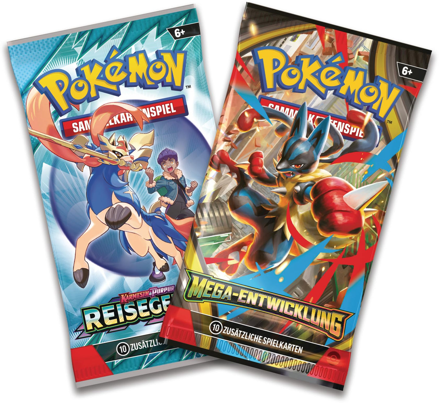 Pokémon TCG Cutie Mini Mega-Guardevoir, 2 boostere (germană)