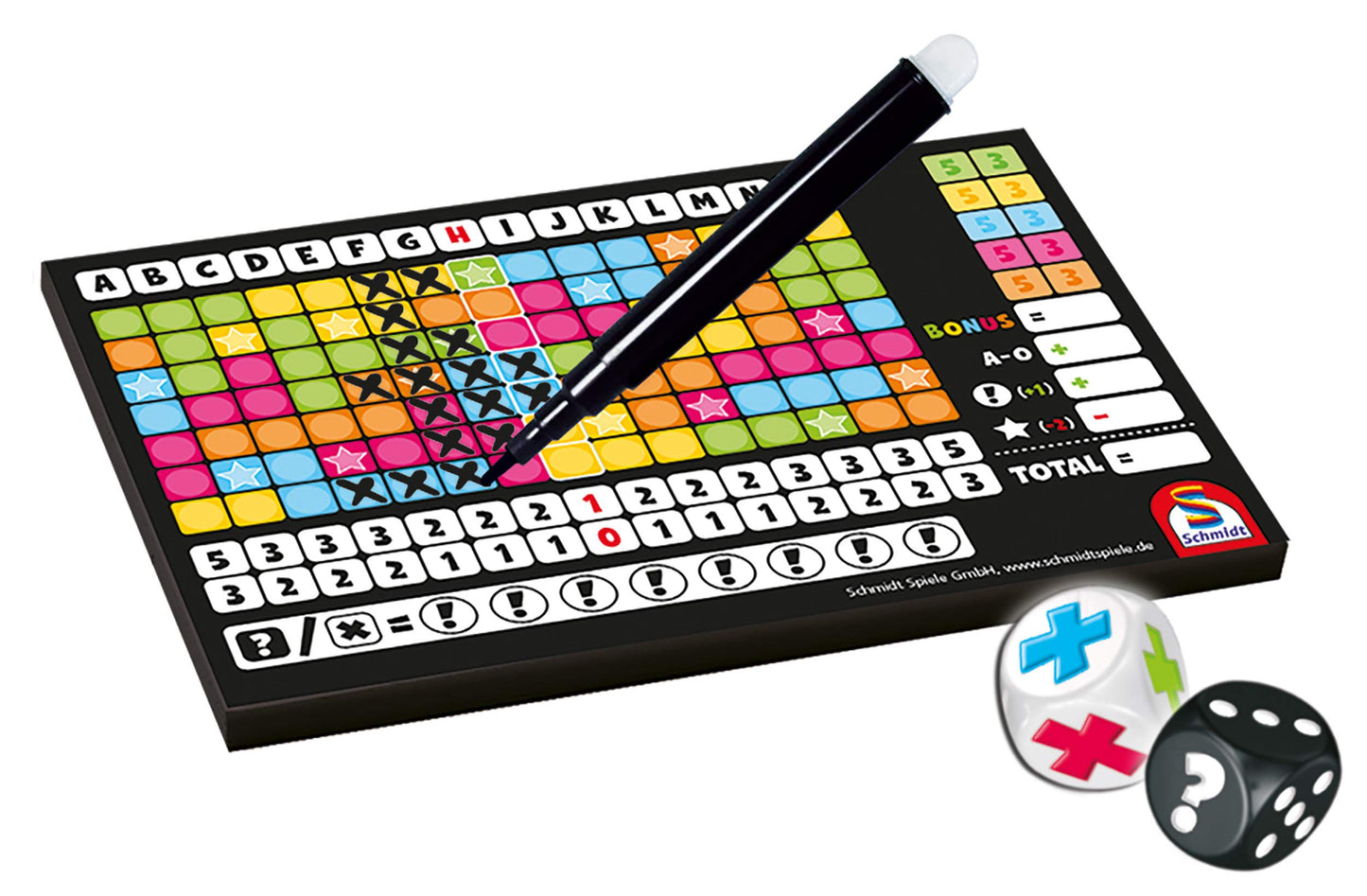 Schmidt Spiele 49327 Noch mal, joc cu zaruri, 8+ ani