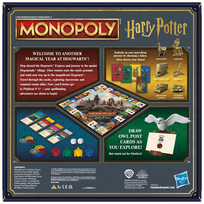 Hasbro Gaming Monopoly Harry Potter Edition Joc de societate strategie 8+ ani
