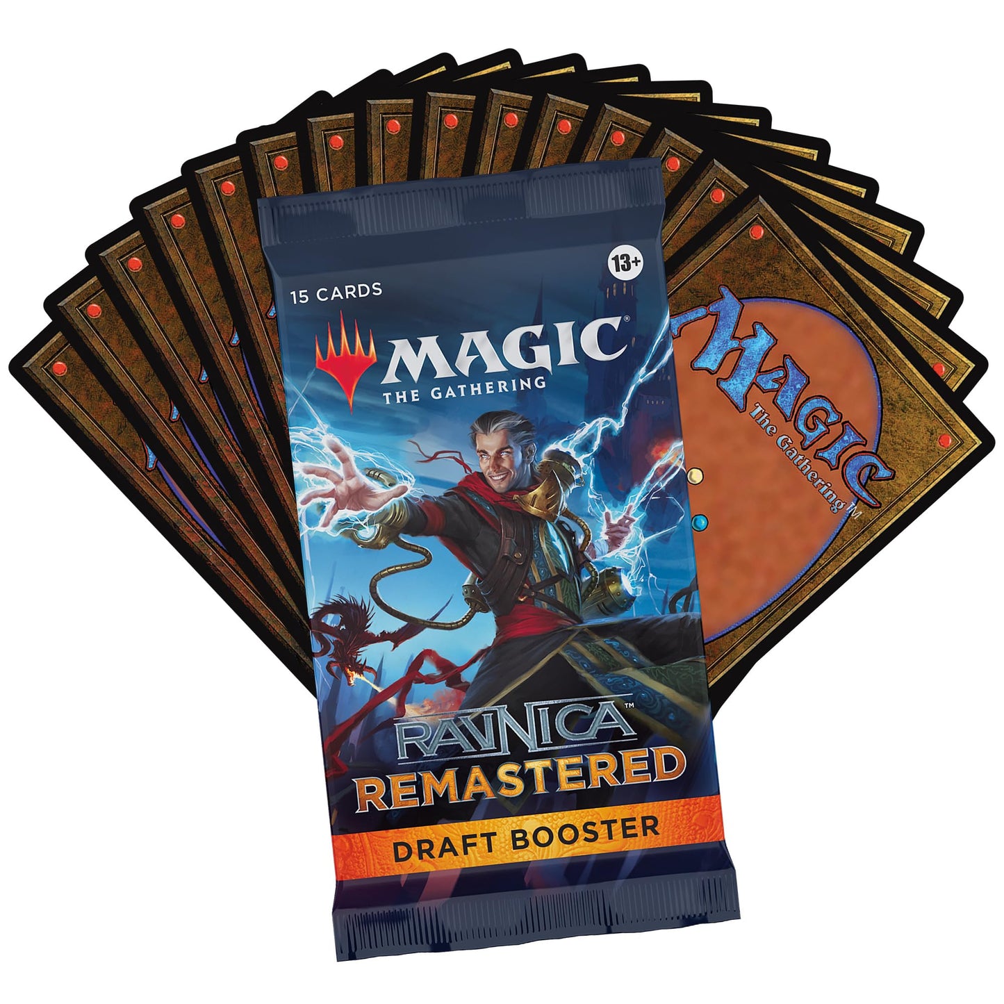 Magic The Gathering Ravnica Remastered Draft Booster, 3 pack