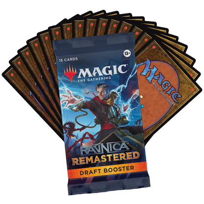 Magic The Gathering Ravnica Remastered Draft Booster, 3 pack