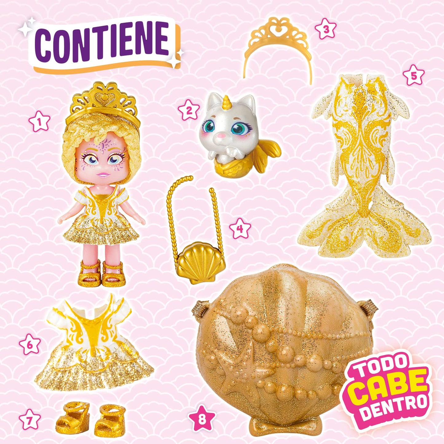Kookyloos Sirena Jewel Set joacă păpușă